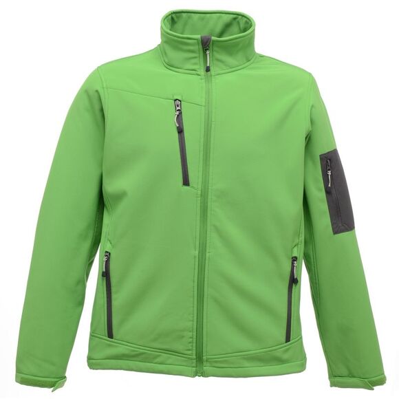 Regatta Professional Mens 3 Layer Membrane Soft Shell Jacket / Extreme Green/Sea - Picture 1 of 4